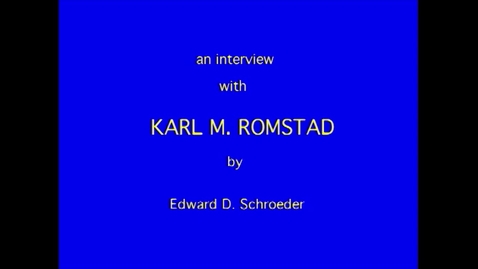 Thumbnail for entry Karl Romstad