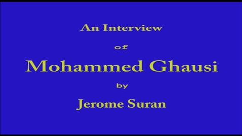 Thumbnail for Mohammed Ghausi
