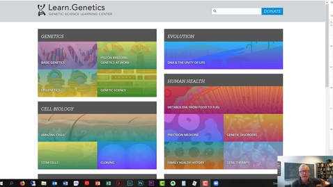 Thumbnail for entry Bioinformatics 9 suppliment: Learn Genetics flash player files
