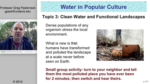 Thumbnail for entry SAS004 03: Clean Water and Functional Landscapes