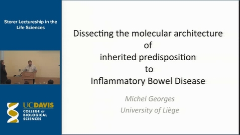 Thumbnail for Storer Lecture - Michel Georges 4-29-14