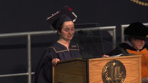 Thumbnail for entry 2019 Fall Commencement Student Speaker - Ellen Caminiti 12-14-2019