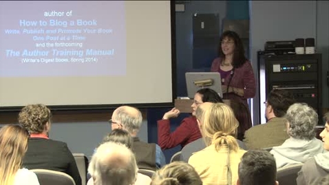 Thumbnail for UWP Conversations with Writers Series 2012-13: Nina Amir &amp; Chris Higgins 3-5-03