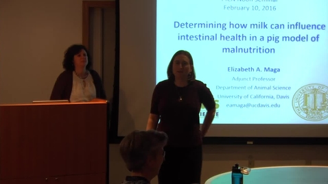 Thumbnail for Determining how milk can influence intestinal health in a pig model of malnutrition