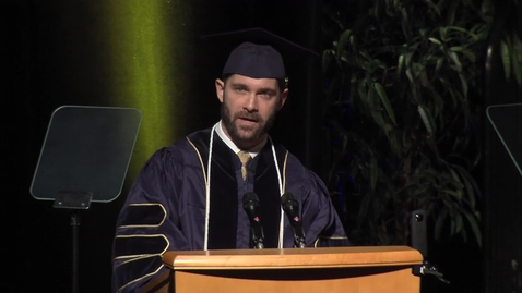 Thumbnail for 2016 School of Law Student Speaker - Greg Agron 