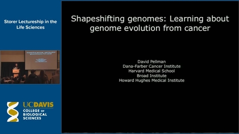 Thumbnail for Storer Lecture - David Pellman 3-7-18