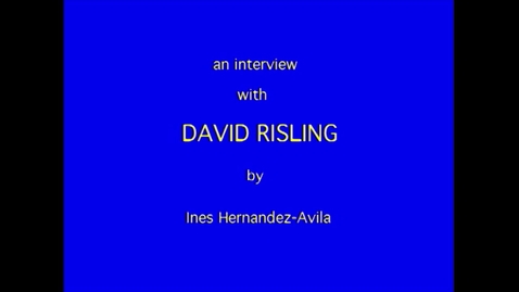 Thumbnail for David Risling