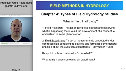 Thumbnail for HYD151: Theoretical Basis for Field Research