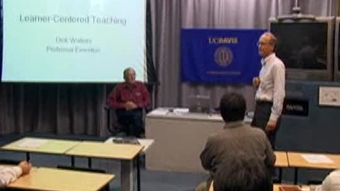 Thumbnail for Faculty Mentoring Faculty Program (FMFP) 2011-12: 10-21-11  Dick Walters