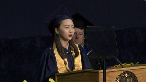 Thumbnail for 2017 College of Biological Sciences Student Speaker - Shuya Iris Zhang