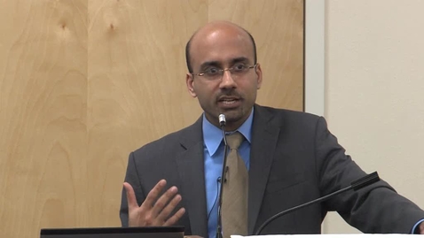 Thumbnail for 2015 Sheffrin Lecture: Atif Mian, &quot;What Happened to Global Growth?&quot;