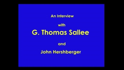 Thumbnail for G. Thomas Sallee