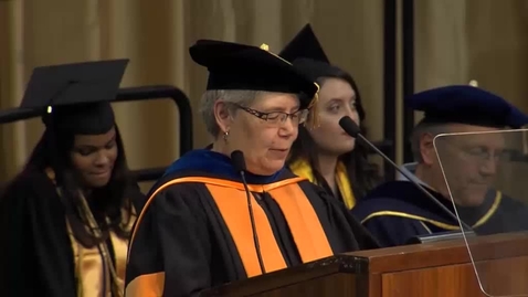 Thumbnail for 2013 Letters and Science Commencement Speaker: Annmarie Stone