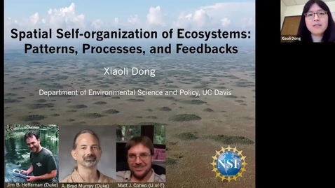 Thumbnail for BML - Dr. Xiaoli Dong: Spatial self-organization of Ecosystems: patterns, processes, and feedbacks
