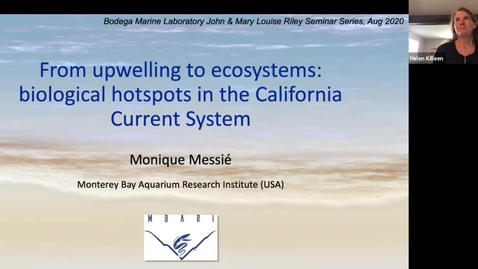 Thumbnail for entry BML - Dr. Monique Messie: From upwelling to ecosystems: biological hotspots in the California Current System