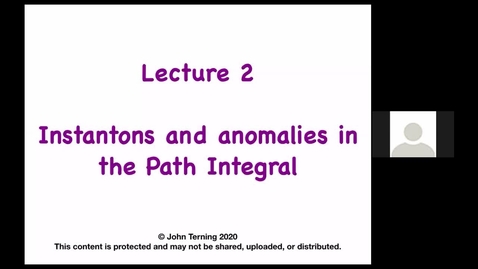 Thumbnail for entry Advanced Supersymmetry: Lecture 2