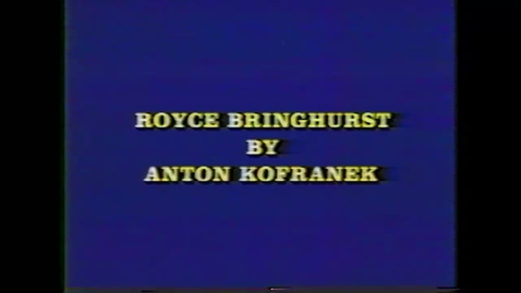 Thumbnail for Royce Bringhurst