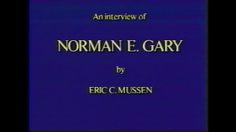 Thumbnail for Norman Gary