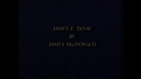 Thumbnail for James DeVay