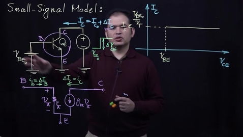 Thumbnail for entry Bipolar Transistors  (Part 10: Small Signal Model (continued))