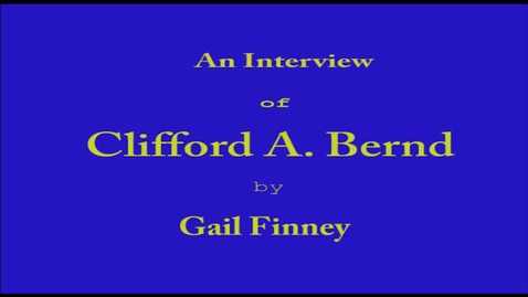 Thumbnail for Clifford Bernd