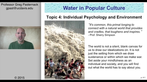 Thumbnail for entry SAS004 04: Individual Psychology and Environment