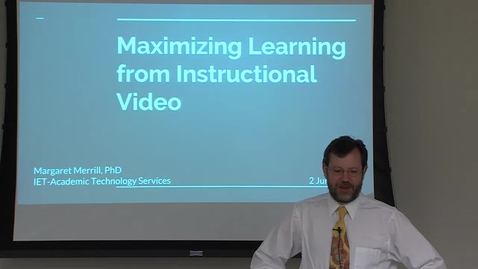 Thumbnail for 6/2/2017 DOLCE : Maximizing Learning from Instructional Video