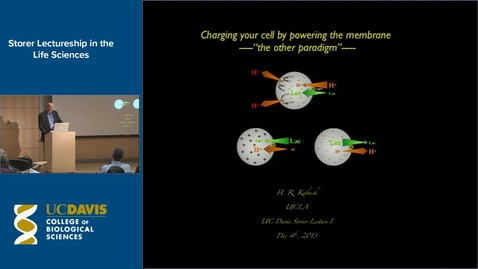 Thumbnail for Storer Lecture - Ronald Kaback 12-4-13