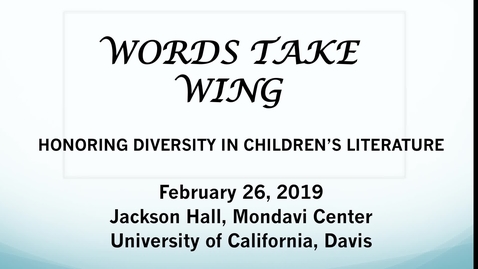 Thumbnail for Words Take Wings - Erin Entrada Kelly - February 26, 2019