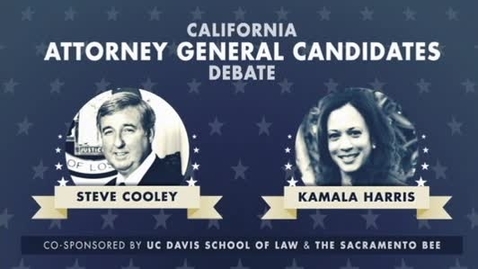 Thumbnail for entry State Attorney General Debate - Kamala Harris, Ken Cooley 10-05-2010