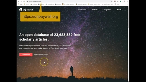 Thumbnail for entry Unpaywall (Chrome and Firefox)