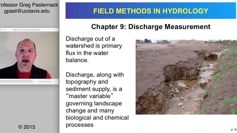 Thumbnail for entry HYD151: Streamflow Measurement