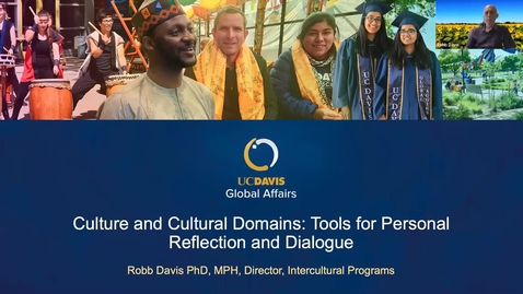 Thumbnail for entry Culture and Cultural Domains: Tools for Personal Reflection and Dialogue with Robb Davis