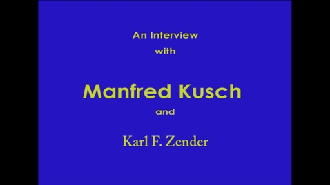 Thumbnail for Manfred Kusch