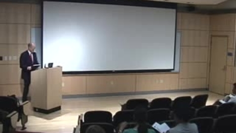 Thumbnail for Storer Lecture  - Richard Lifton 04-17-2008