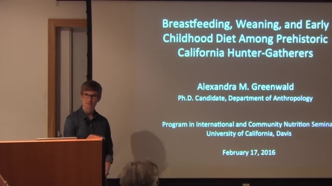 Thumbnail for Breastfeeding, Weaning, and Early Childhood Diet in Prehistoric California Hunter-Gatherers