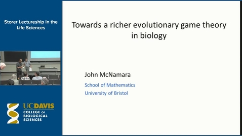 Thumbnail for Storer Lecture - John McNamara 10-27-16