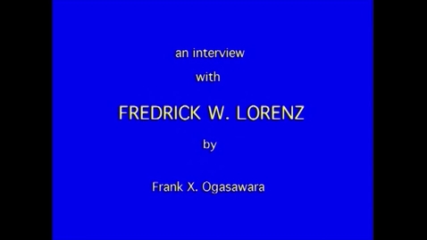 Thumbnail for Fredrick Lorenz