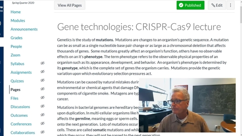 Thumbnail for Gene technologies: CRISPR