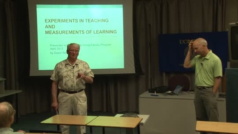 Thumbnail for Faculty Mentoring Faculty Program (FMFP) 2011-12: 04-26-12  David Webb