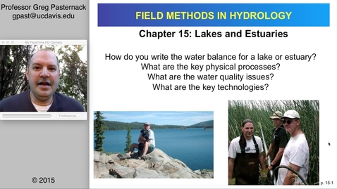 Thumbnail for entry HYD151: Lakes and Estuaries, part 1