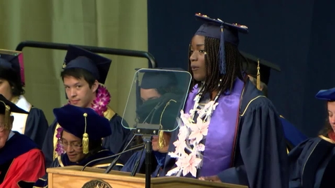 Thumbnail for 2016 College of Agricultural &amp; Environmental Sciences Student Speaker Esther Ebuehi