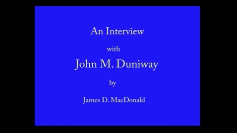 Thumbnail for entry John Duniway