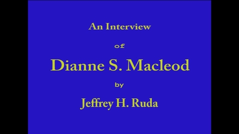 Thumbnail for Dianne Macleod