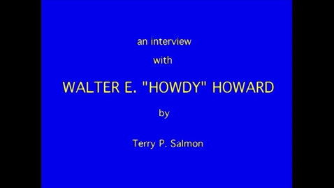 Thumbnail for entry Walter Howard