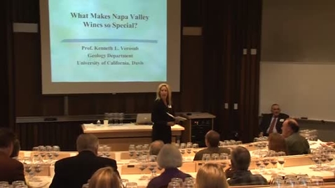 Thumbnail for Geology: Tasting the Terroir Conference 11-9-12