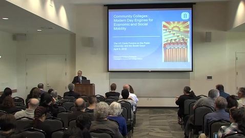 Thumbnail for The UC Davis Forums on the Public University and the Social Good - Francisco Rodriguez - April 9, 2018