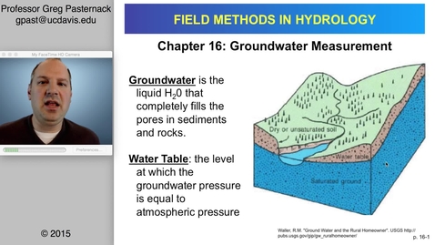 Thumbnail for entry HYD151: Groundwater Measurement, part 1