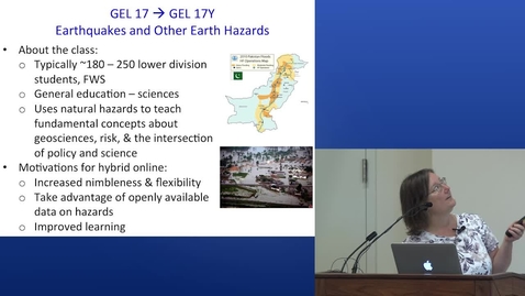 Thumbnail for Earthquakes and Other Earth Hazards | 2015 UC Davis Online and Hybrid Learning Showcase