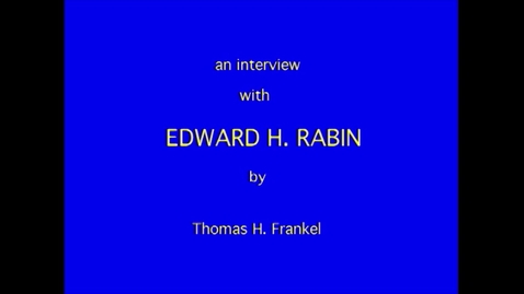 Thumbnail for Edward Rabin